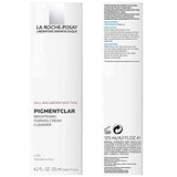 La Roche-Posay Pigmentclar Brightening Face Cleanser, Exfoliating Face Wash with LHAs, Dark Spot Remover and Skin Tone Brightening, Fragrance Free Foaming Cream Cleanser