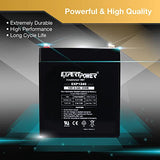 ExpertPower EXP1245 12V 4.5 Amp Rechargeable Battery for Security Systems