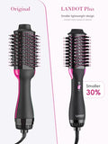 Hair Dryer Brush Blow Dryer Brush in One - Upgraded Plus 2.0 One-Step Hot Air Brush - 4 in 1 HairDryer Styler and Volumizer for Drying Straightening Curling Volumizing Hair