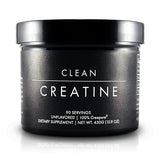 Clean Creatine - 100% Creapure® Creatine Monohydrate Powder for Muscle Growth | 450 Grams - 90 Servings | Unflavored | Vegan, Keto, Gluten-Free, and Easy to Mix