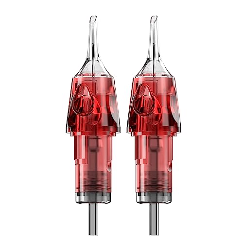 CNC 18RL Tattoo Needles Cartridge 20Pcs #12 Standard Disposable Needles Round Liner with Membrane EN04-20-1218RL