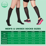 EvoNation Men’s Knee High 20-30 mmHg Graduated Compression Socks – Moderate Pressure Compression Garment