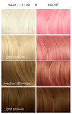 ARCTIC FOX Vegan and Cruelty-Free Semi-Permanent Hair Color Dye (8 Fl Oz, FROSE)