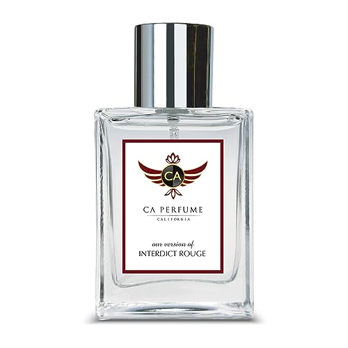 CA Perfume Impression of Interdict Rouge For Women & Men Replica Fragrance Dupes Eau de Parfum Spray Bottle 1.7 Fl Oz/50ml-X1