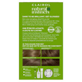 Clairol Natural Instincts Demi-Permanent Hair Dye, 6 Light Brown Hair Color, Pack of 3