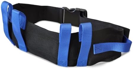 NYOrtho Gait Belt (275lbs) - Transfer Belt with 6 Heavy Handles -Lift Assist for Elderly and Patient Care - Gait Belts Transfer Belts for Seniors with Easy Fasten Buckle | Adjustable Size 28” to 55”