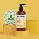 Everyone Liquid Hand Soap, 12.75 Ounce (Pack of 3), Meyer Lemon and Mandarin, Plant-Based Cleanser with Pure Essential Oils