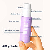 Blume Milky Spot and Scar Fade Serum - Skin-Restoring Dark Spot Serum for Improved Texture & Brightness - Infused with Hyaluronic Acid, Vitamin C & E and Niacinamide - Dermatologist-Tested (1oz)
