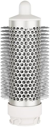 Round Brush Attachment for Shark FlexStyle Blow Dryers Attachments, Normal Oval Round Volumizing Brush Styling for Straight, Wavy, Curly, and Coily Hair, Sliver