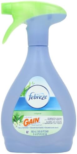 Febreze Fabric Spray, Unstopables Touch Fabric Refresher Spray, Odor Eliminator for Strong Odor, Fresh & Paradise, 16.9 Oz (2 Count)