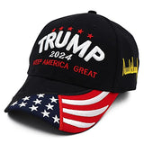 Trump 2024 Hat Donald Trump Hat 2024 MAGA Keep America Great Hat USA Embroidered Adjustable Baseball Cap