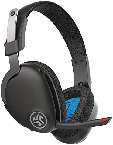 JLab JBuds Work Wireless Headset with Microphone, Over Ear Computer Headsets, Wired or Wireless Headphones with 60+ Playtime, Multipoint Bluetooth Headset for Laptop, Teams, Office with Mic (1 Pack)