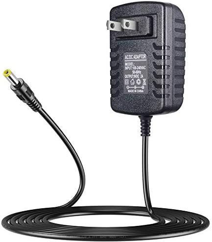 SoulBay 9V Power Supply Charger for Korg KA350 KA-350 Volca Bass FM Monologue Beats Keys Kick Sequencer Analog Rythm Synthesizer Kross 61 88 Keyboard Synth Machine Replacement AC Adapter, 6.56 FT