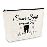 Funny Dentist Gift Makeup Bag for Women Dental Hygienist Gift Future Dentist Gift Dental Student Graduation Gift Cosmetics Bag Dental Assistant Gift Dentist appreciation Gift Birthday Christmas Gift