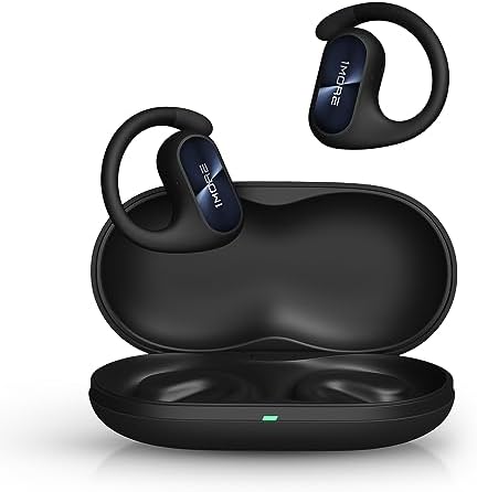 1MORE Fit SE S30 Open Ear Earbuds, Sports Earbuds Split Design with Ear Hooks, Bluetooth 5.3 Headphones with 4 Microphones for Clear Calls, IPX5, 30-Hour Playtime, Wireless Earbuds, Black
