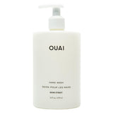 OUAI Hand Wash - Moisturizing Hand Soap with Jojoba, Avocado, & Rose Hip Oil for Replenished Skin - Gentle Exfoliating Bathroom + Kitchen Hand Soap (16 Fl Oz)