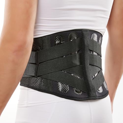 Double-Cross Comfort Back Support - Premium Back Brace for Lower Back Pain, Muscle Spasm, Strains, Arthritis, Sciatica, Injury Recovery, Rehabilitation (Small)