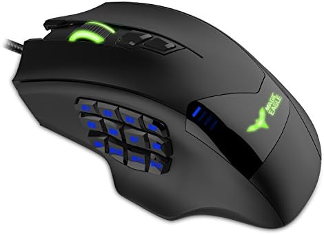 Havit MMO Gaming Mouse Wired 12000DPI 19 Programmable Button Optical Sensor Pixart PMW3360 (HV-MS735)