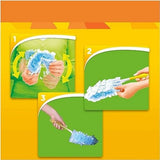 Swiffer Microfibre dust Cleaner Set, 1 Handle and 3 Replacement Pads (Pack of 1x1 Piece)