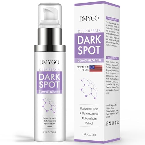 Dark Spot Remover for Face and Body: Dark Spot Corrector for Age Spot Sun Spot Melasma Uneven Skin Tone, with Vitamin C and Hyaluronic Acid for Women and Men (1.7 Fl Oz)