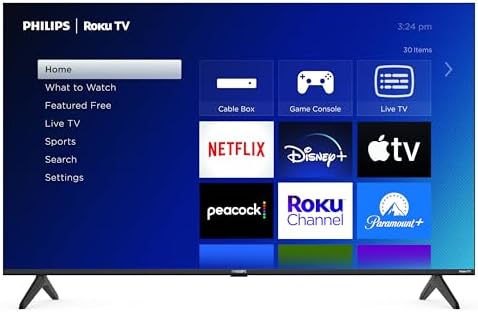 Philips 32" 1080p FHD Roku Smart LED Backlit LCD TV, 32PFL6573/F7