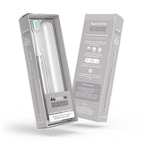 Aquasonic Icon ADA-Accepted Rechargeable Toothbrush | Magnetic Holder & Slim Travel Case | 2 Brushing Modes & Smart Timers | Gentle Micro-Vibrations (Stone)