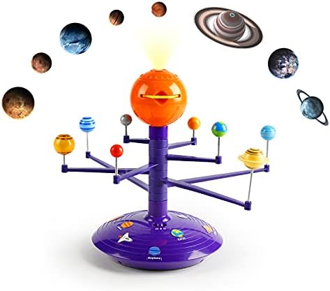 Science Can Solar System for Kids, Talking Astronomy Solar System Model Kit, Planetarium Projector with 8 Planets STEM Space Toys for 3 4 5+ Years Old Boys Girls