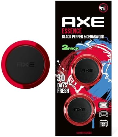 AXE Mini Vent Clip Car Air Freshener (Essence Scent, 2 Pack)