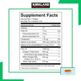 Kirkland Signature Expect More Wild Alaskan Fish Oil 1400 mg, 230 Softgels + Includes Venancio’sfridge Sticker