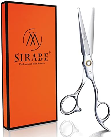 Sirabe HIGH-END Professional Hair Scissors Shears, Ultra Sharp Blades for Precise Cutting, Hair Cutting Scissors Barber Shears Haircut Scissors, Made of 440C Stainless Steel for Salon Hairdressing