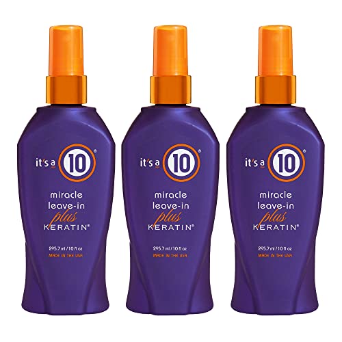 It's a 10 Haircare Miracle Leave-In Conditioner Spray w/Keratin - 10 oz. - 3ct