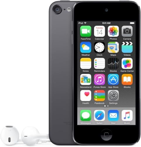 Music & Video Player 128 GB Compatible with iTouch 7th Generation(Latest), Space Gray, with Headphones, USB Cable