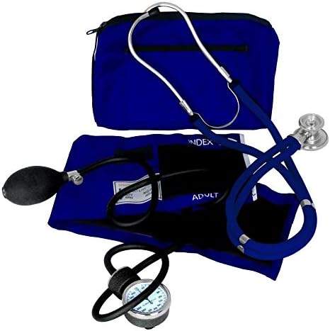 Dixie EMS Blood Pressure and Sprague Stethoscope Kit - Royal Blue
