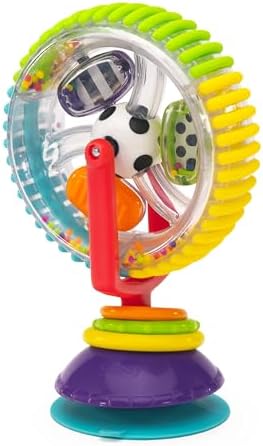 Sassy Wonder Wheel Spinning High Chair Tray Toy, Age 6+ Months