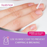 Nutra Nail Triple Power Gel Treatment – Instant 3-in-1 Protective, Nourishing & Strengthening Lacquer for Weak Nails