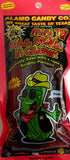 Alamo Candy Mini Tex Dill Pickle In Chamoy - Three Pickles & One NG Joy Sticker - Individually Wrapped - Made In San Antonio, Texas, 24.0 Ounce