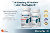 ProRenal+D with Omega-3 Fish Oil Kidney Multivitamin 90-Day Supply