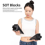 Dejarnette Type Style Pelvic Sacral Blocks | Black Sot Blocks | Chiropractic Wedge Blocks, pelvic sacral block set for chiropractor, Physical Therapy Wedges, Chiropractic Tools