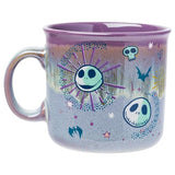 Silver Buffalo Disney Nightmare Before Christmas Mystic Opulence Reactive Glaze Ceramic Camper Mug, 20 Ounces