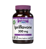 BlueBonnet Nutrition Ipriflavone 300mg – for Bone Health* – Ostivone Source - Non-GMO, Vegan, Kosher Certified, Gluten-Free, Soy-Free, Dairy-Free – 60 Vegetable Capsules, 60 Servings