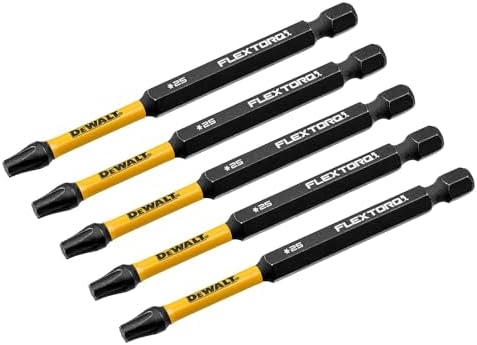 DW FLEXTORQ 5PK 3.5IN BITS FOR T25