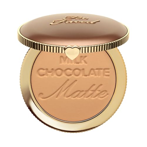 Too Faced Chocolate Soleil Matte Bronzer | Long Lasting + Cruelty Free, 0.28 oz.
