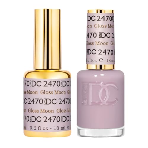 DND DC Gel Polish Set, Sheer Collection, UV Gel Polish and Air Dry Nail Lacquer, Matching Chip-Free Polish Duo, 0.5 Fl Oz Each