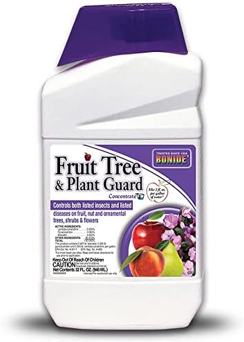 Bonide Fruit Tree & Plant Guard, 32 oz Concentrate, Multi-Purpose Fungicide, Insecticide and Miticide for Home Gardening