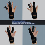 Abaadlw Trigger Finger Splint 2 Pcs, Adjustable Index Finger Splint, Finger Splint Middle Finger, Ring Finger Splint, Pinky Finger Splint,Hand Brace