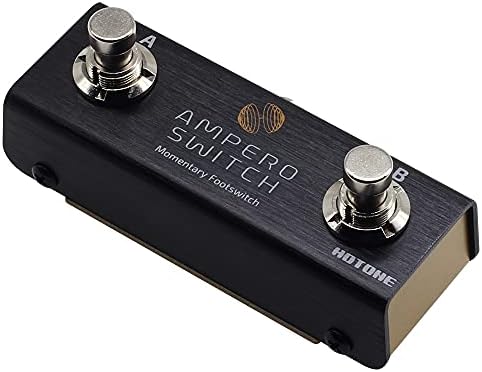 Hotone Dual Footswitch Pedal Momentary 2-Way Pedal Foot Switch Controller Ampero Switch 6.35 mm