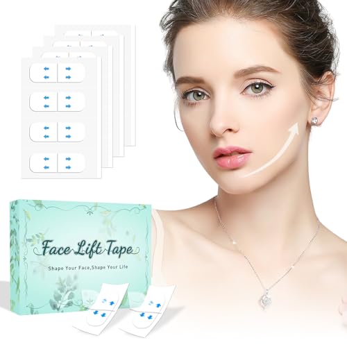 Face Tape Lifting Face Lift Tape Under Makeup,Neck Lifting Tape Invisible Face Lifter Tape for Sagging Skin, Instant Facelift Tape for Face Skin Tape for Jowls Eyes (1 Count (Pack of 200))