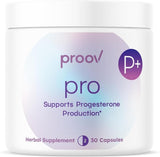 Proov Pro, Natural Fertility Supplement to Support Progesterone Production for Women | Ashwagandha, Maca Root, Vitex Berry (Chasteberry) | 30 Herbal Capsules | Menopause Supplement