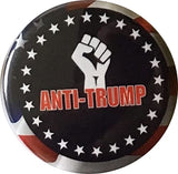 Anti-Trump Buttons - Anti President Trump pins - Set of 8, 2.25 inches