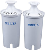 Brita Standard Water Filter for Pitchers and Dispensers, BPA-Free, Reduces Copper, Cadmium and Mercury Impurities, Lasts Two Months or 40 Gallons, Includes 8 Filters